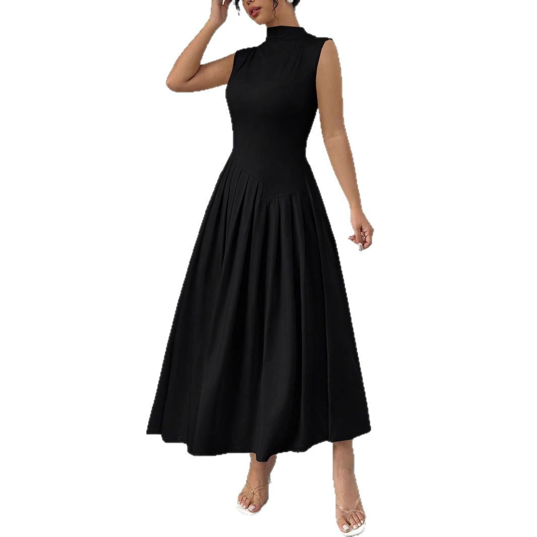 Damen Elegantes Maxikleid mit Plissee-Details R&B