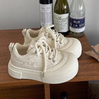 Damen Sneakers mit dicker, dämpfender Sohle und atmungsaktivem Obermaterial R&B