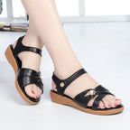 Damen Komfortable Sandalen mit dämpfendem Fußbett und modischem Riemendesign