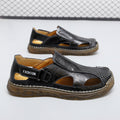 Damen Atmungsaktive Leder-Sandalen im modischen Design R&B