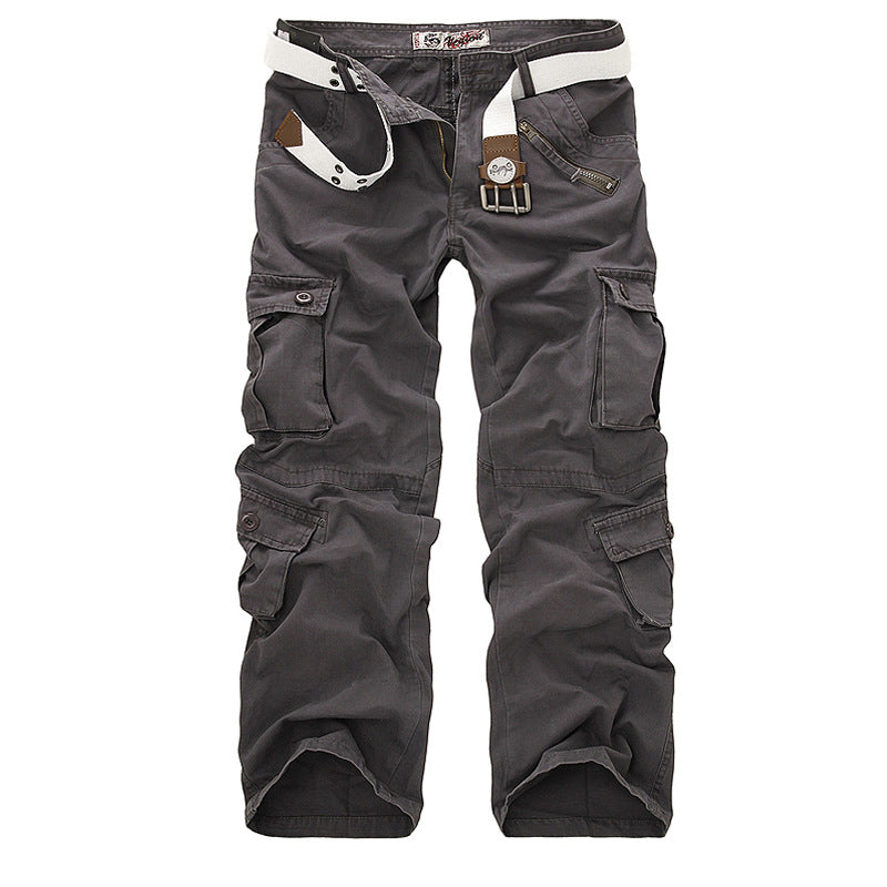 Herren Cargo-Hose mit elastischem Bund und vielseitigen Taschen R&B