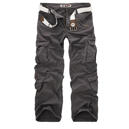 Herren Cargo-Hose mit elastischem Bund und vielseitigen Taschen R&B