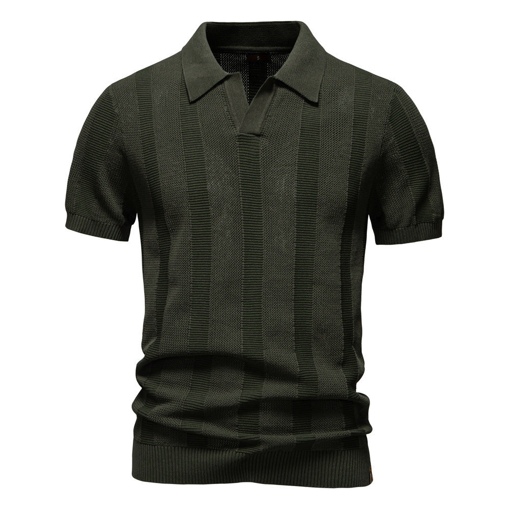 Herren Poloshirt mit strukturiertem Design und hochentwickeltem Tragekomfort