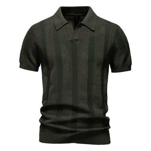 Herren Poloshirt mit strukturiertem Design und hochentwickeltem Tragekomfort R&B