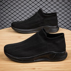 Damen Atmungsaktive Stricksneaker mit elastischem Schaft