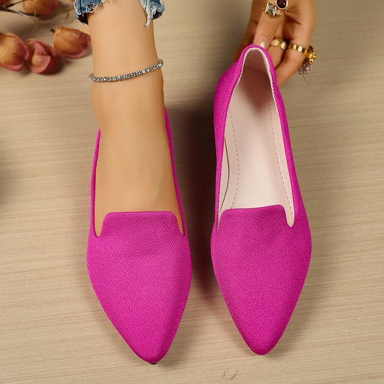 Damen spitz zulaufende Ballerinas mit elegantem Design R&B