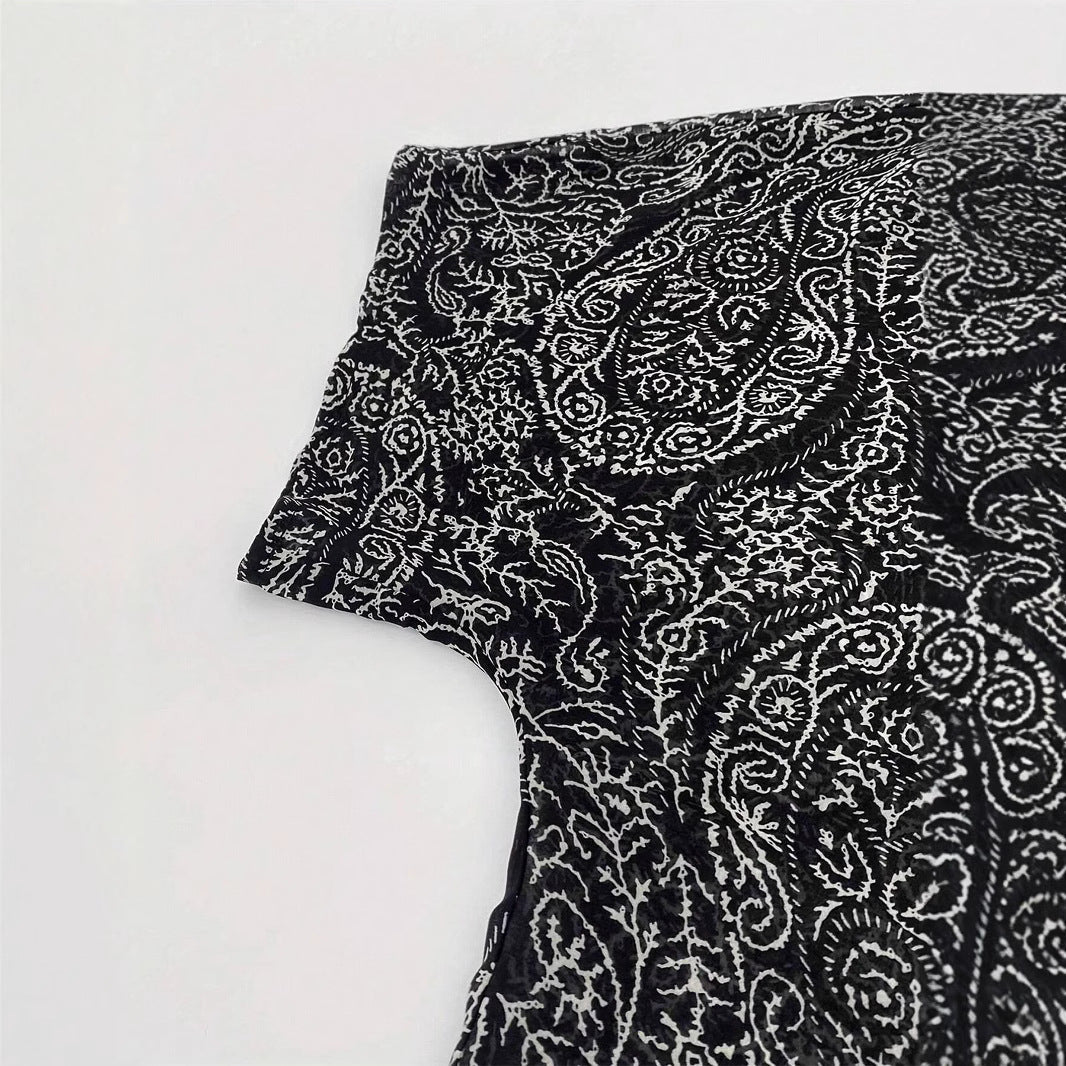 Damen Kimono-Jacke mit trendigem Muster und lockerem Schnitt R&B
