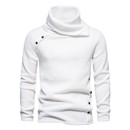Herren modischer Rollkragenpullover mit einzigartigem Design R&B