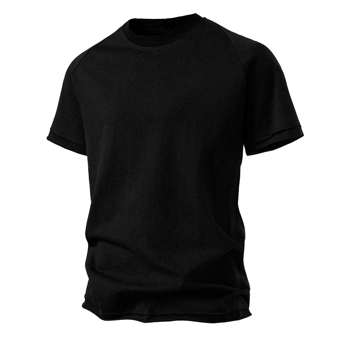 Herren lässiges Kurzarmshirt mit modischem Schnitt und atmungsaktiver Baumwolle