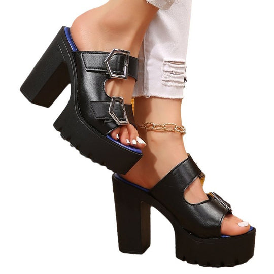 Damen Plateau Sandalen R&B