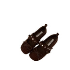 Damen Ballerinas mit verspieltem Schleifen-Design und modischem Riemen R&B