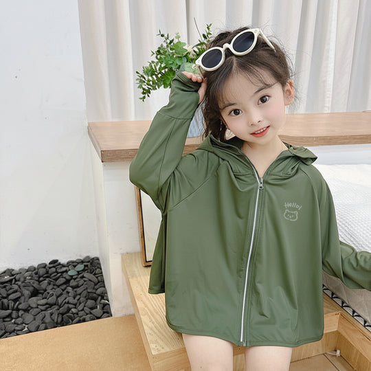 Damen Atmungsaktive Kapuzenjacke mit Anti-UV-Schutz R&B