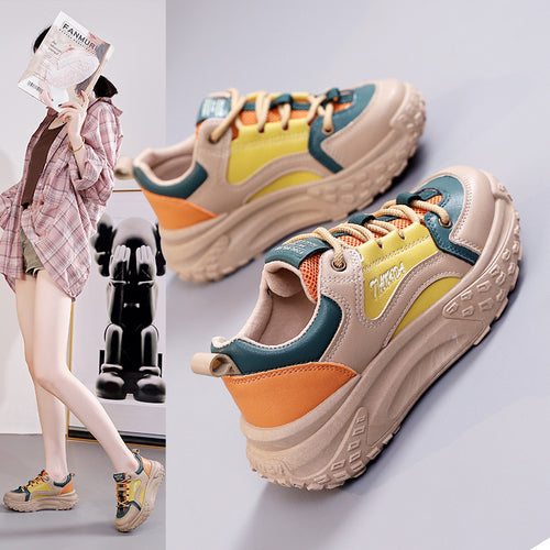 Damen Sportliche Chunky Sneakers mit komfortabler Dämpfung R&B