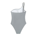 Damen Einteiler Badeanzug mit asymmetrischem Cut-Out-Design R&B