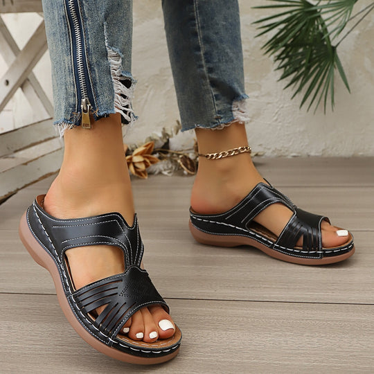 Damen Komfortable Sandalen mit atmungsaktivem Design und modischen Ausschnitten R&B