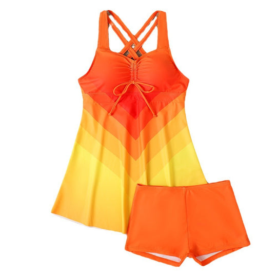 Damen Tankini-Oberteil mit Shorts R&B