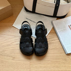 Damen Clogs mit dekorativem Flechtmuster und ergonomischer Sohlenkonstruktion R&B