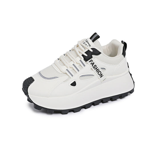 Damen Sportliche Chunky Sneakers mit dämpfendem Profil und atmungsaktiver Obermaterialstruktur R&B
