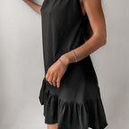 Damen luftiges Sommerspitzenshirt mit Rüschendetails R&B
