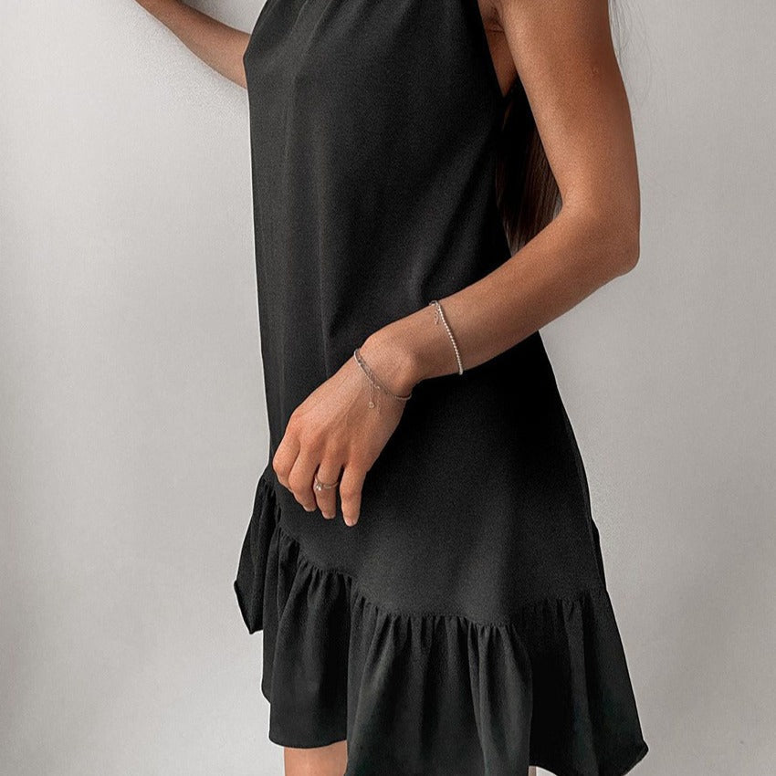 Damen luftiges Sommerspitzenshirt mit Rüschendetails R&B