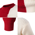 Herren modischer Strickpullover mit innovativen Strukturdetails und einzigartigem Design R&B