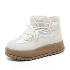 Damen warme Winterboots mit wasserdichtem Obermaterial und isolierendem Innenfutter R&B