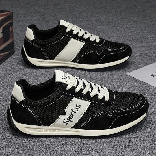 Damen Sportliche Sneaker mit atmungsaktivem Mesh-Obermaterial und rutschfester Sohle R&B
