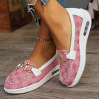Damen modR&Bewusste Slip-On Sneakers mit eleganter Schnallenverzierung R&B
