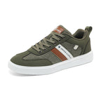 Herren nan urbaner Canvas- und Kunstleder-Sneaker mit gepolstertem Einstieg und profilierter Gummisohle R&B