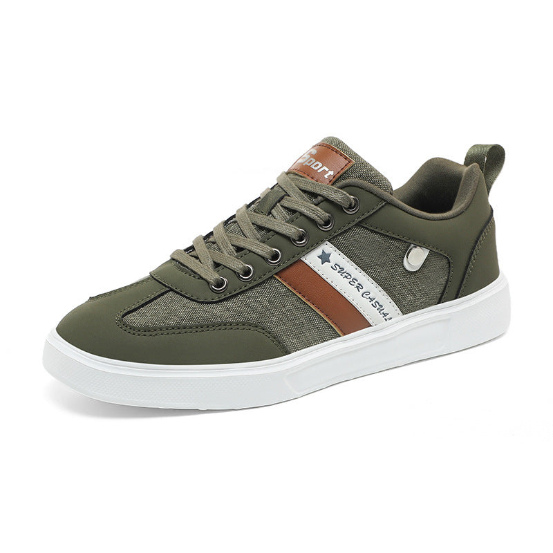 Herren nan urbaner Canvas- und Kunstleder-Sneaker mit gepolstertem Einstieg und profilierter Gummisohle R&B