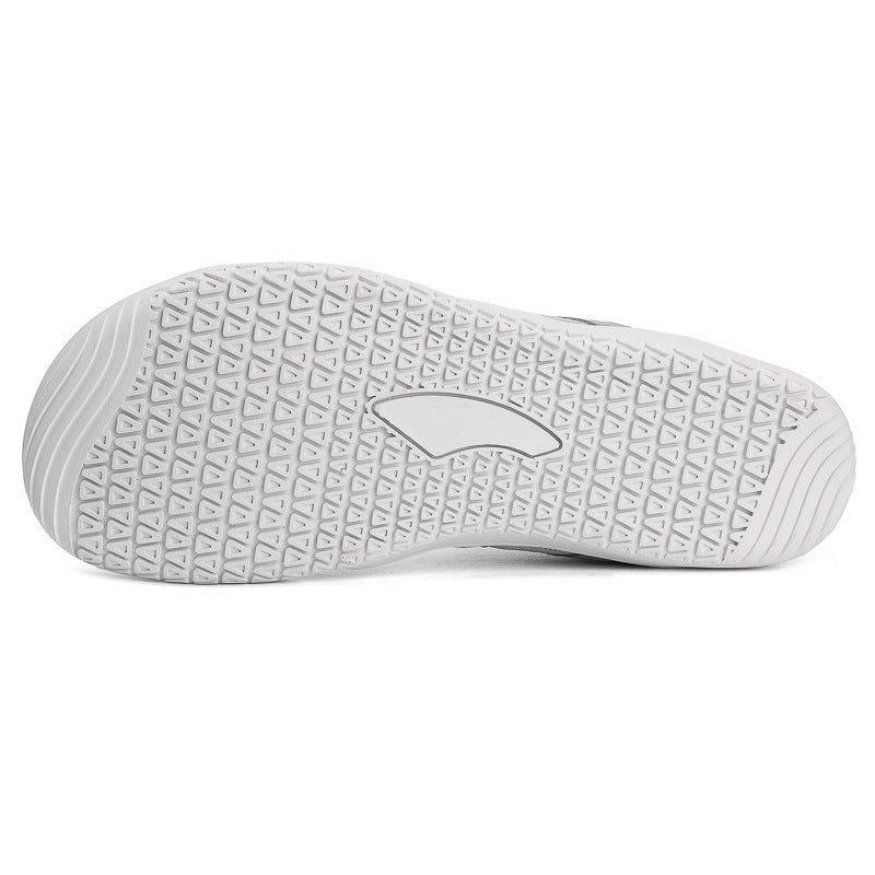 Unisex nan minimalistischer City-Sneaker mit feinmaschigem Textiloberteil, gepolstertem Einstieg und flexibler Gummilaufsohle R&B