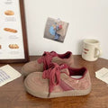 Damen Sneakers mit weichem Veloursleder und modischem Design