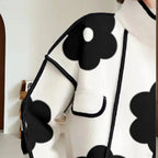 Damen modische Übergangsjacke mit floralem Muster R&B