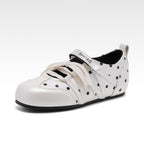 Damen elegante Ballerinas mit Punkten R&B