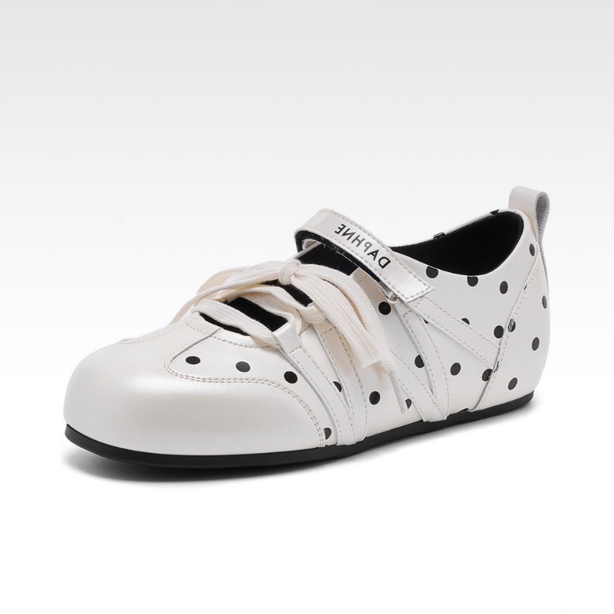 Damen elegante Ballerinas mit Punkten R&B