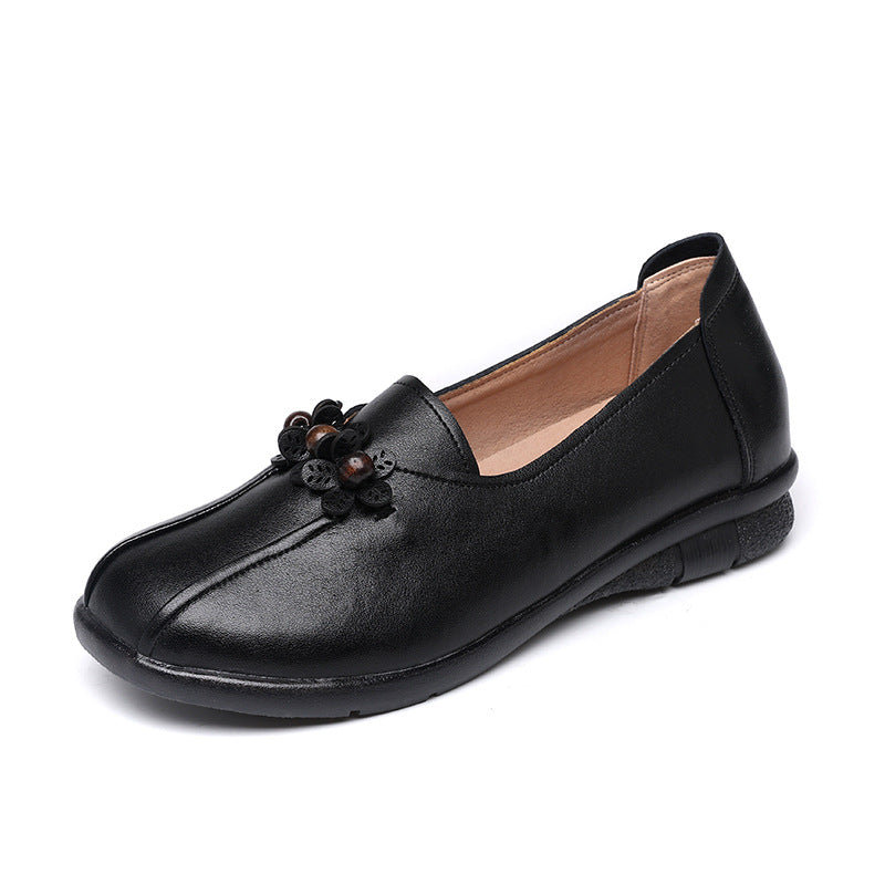 Damen Bequeme Ballerinas mit dekorativen Blumenapplikationen und flexibler Sohle R&B