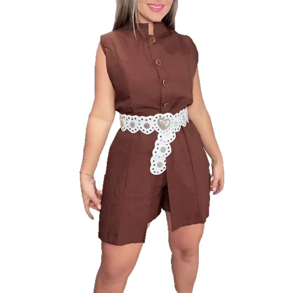 Damen lässiger Zweiteiler mit hochwertigem Material und praktischem Design R&B