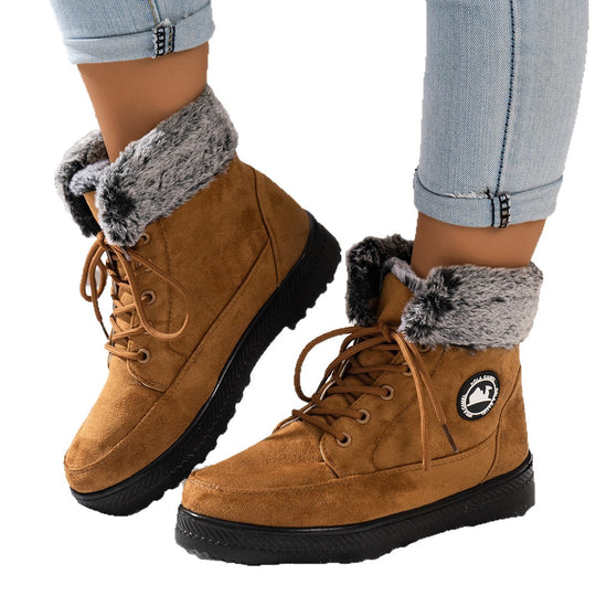 Damen gefütterte Winterstiefel R&B