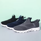 Damen Bequeme Slip-On Sneakers mit atmungsaktiver Strickoberfläche R&B