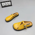 Damen bequeme Mokassins mit dekorativem Riemchen und ergonomischer Sohle R&B