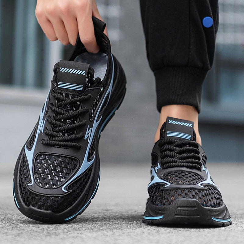 Damen leichte Sport Sneakers mit atmungsaktivem Mesh-Obermaterial und dämpfender Sohle