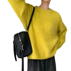 Damen Pullover mit weichem, flauschigem Material R&B