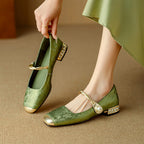 Damen Ballerinas mit Perlenschmuck und elegantem Design R&B