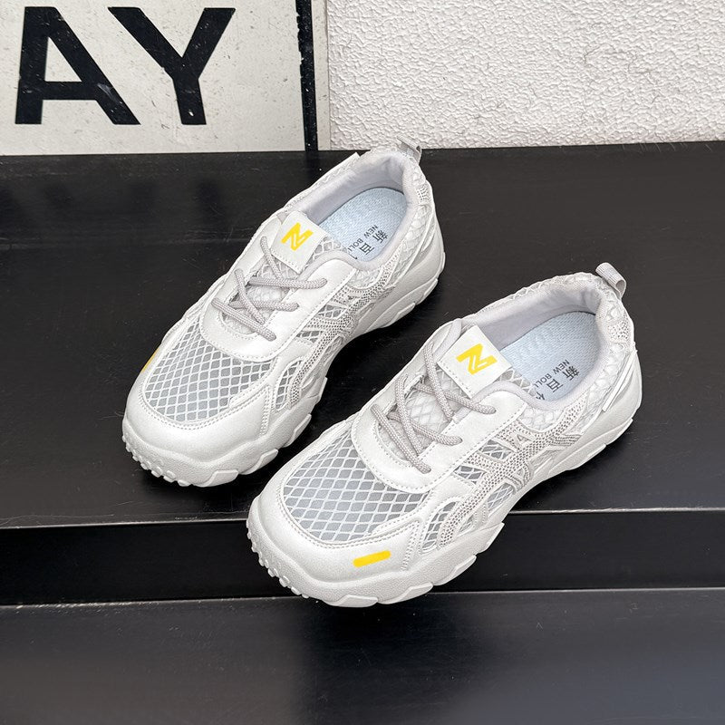 Damen multifunktionale Freizeit Sneaker mit atmungsaktiver Mesh-Oberfläche und stoßdämpfender Sohle R&B