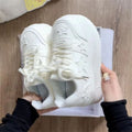 Damen Plateau-Sneaker mit modernen Stern-Applikationen und dämpfender Sohle R&B