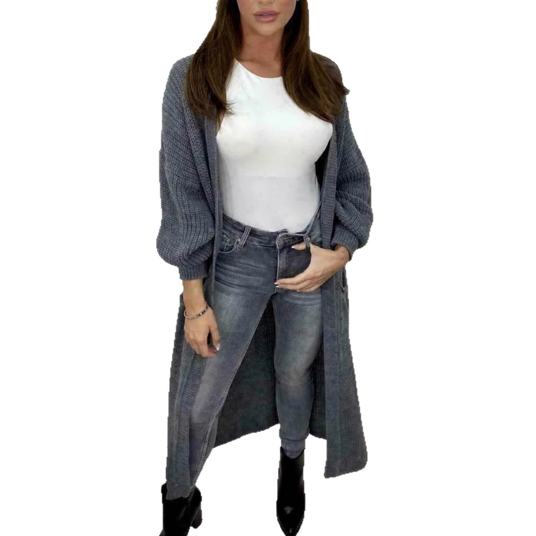 Damen Strickmantel mit tiefen Taschen und modernen Details R&B
