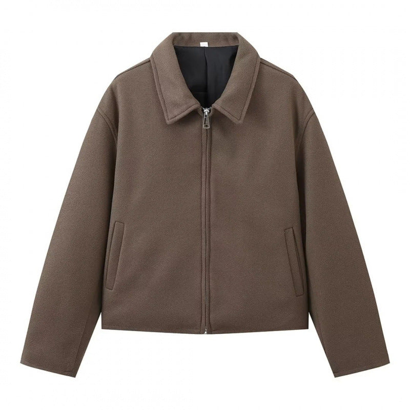 Damen lässige Steppjacke mit praktischen Taschen und elegantem Schnitt R&B
