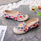 Damen Bunte Freizeitschuhe mit elastischem Bändchen