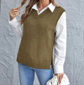Damen elegante Strickweste R&B