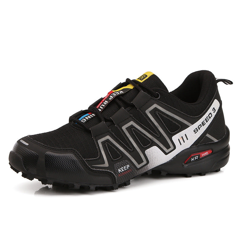 Herren Sportliche und dämpfende Trail-Laufschuhe mit griffiger Sohle R&B